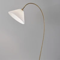 Antique Brass Curved Arch Floor Lamp