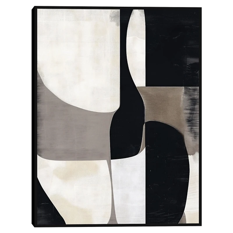 Bold Geometry I Framed Canvas Art Print