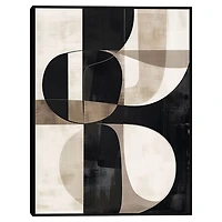 Bold Geometry II Framed Canvas Art Print