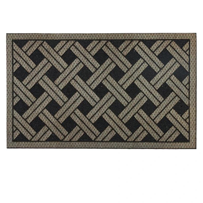 Woven Wicker Pattern Doormat