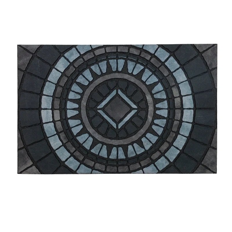 Compass Stone Gray Doormat