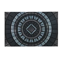 Compass Stone Gray Doormat