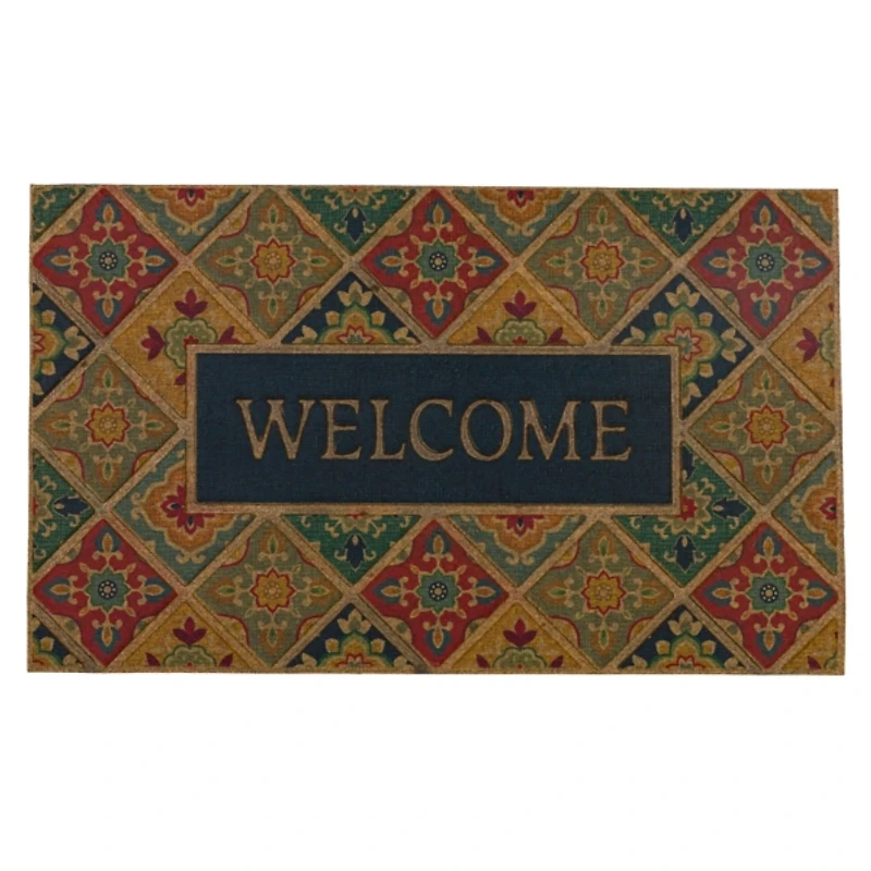 Tile Garden Welcome Doormat