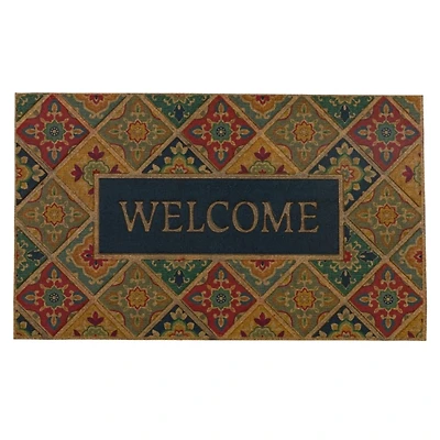 Tile Garden Welcome Doormat