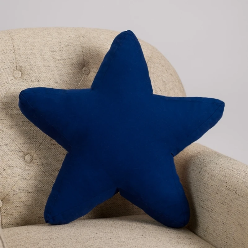 Patriotic Striped Star Pillow