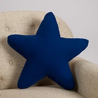 Patriotic Striped Star Pillow