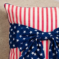 Americana Bow Pillow
