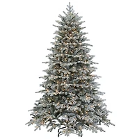 7.5 ft. Pre-Lit Natural Cut Spruce Christmas Tree