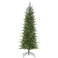 6.5 ft. Pre-Lit Narrow Dover Pine Christmas Tree