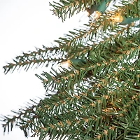 Pre-Lit Assorted Alpine Christmas Trees, Set of 3