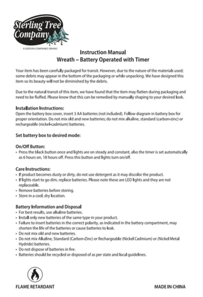 Pre-Lit Vancouver Pine 4-pc. Christmas Floral Set