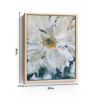 Flower Details Framed Canvas Art Print