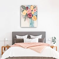 Bright Florals Canvas Art Print