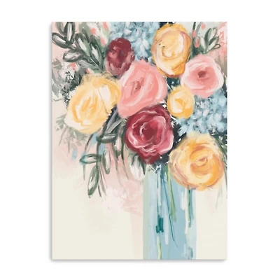 Bright Florals Canvas Art Print