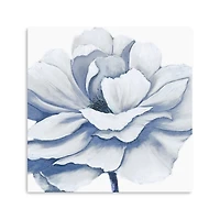 Radiant Blue Bloom Canvas Art Print