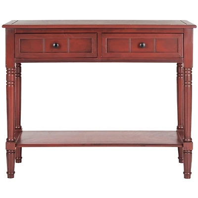 Warm Red 2-Drawer Samantha Console Table