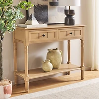 Natural 2-Drawer Samantha Console Table