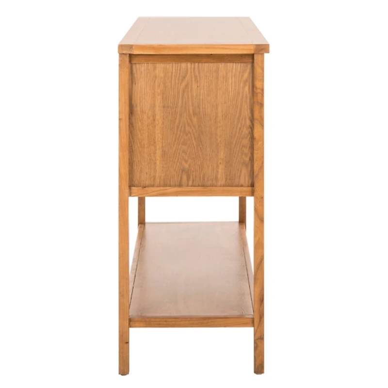 Natural Oak 4-Drawer Charlotte Sideboard