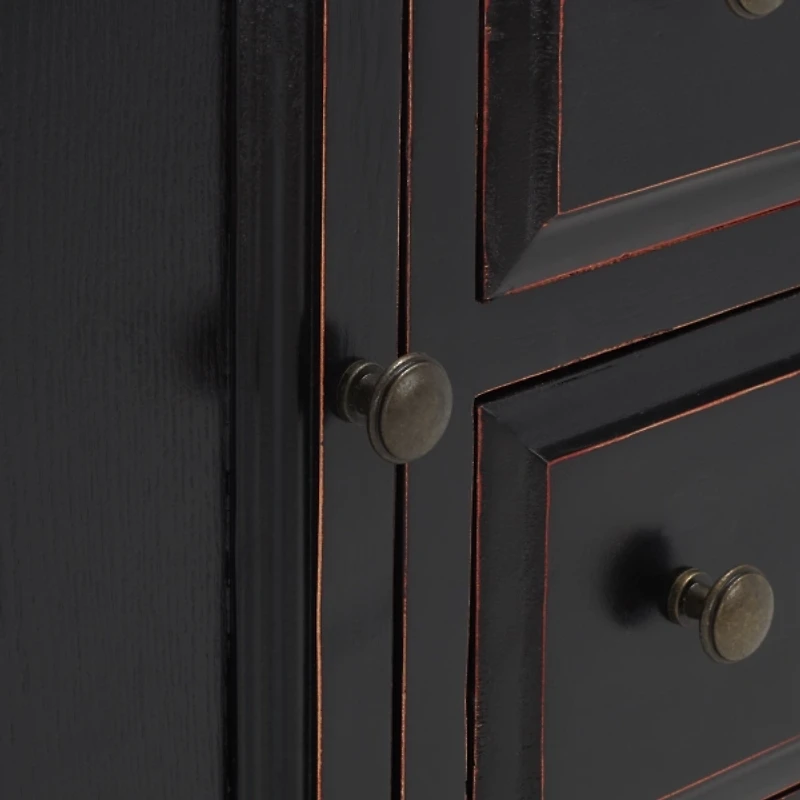 Oak 4-Drawer Charlotte Sideboard