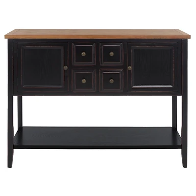 Oak 4-Drawer Charlotte Sideboard
