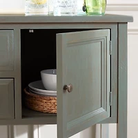 Rustic Gray 4-Drawer Charlotte Sideboard