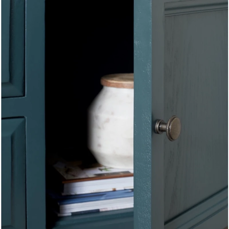 Slate Teal 4-Drawer Charlotte Sideboard