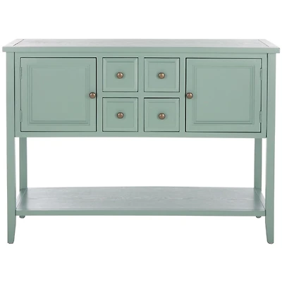 Seafoam Green 4-Drawer Charlotte Sideboard