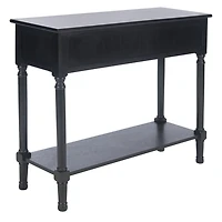 Black Wood Allura Console Table