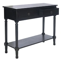 Black Wood Allura Console Table