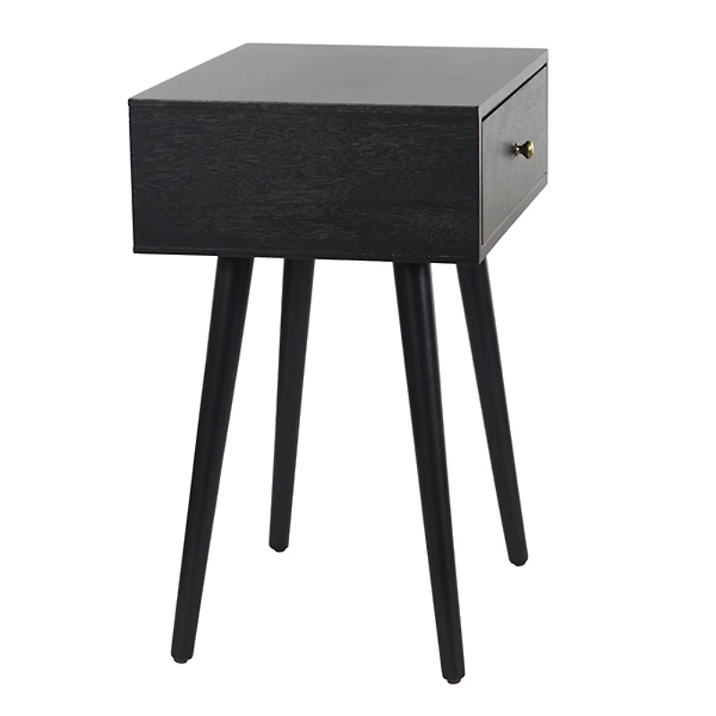 Wood 1-Drawer Arthur Accent Table