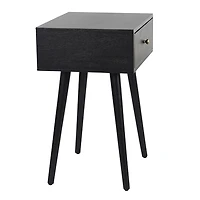 Wood 1-Drawer Arthur Accent Table