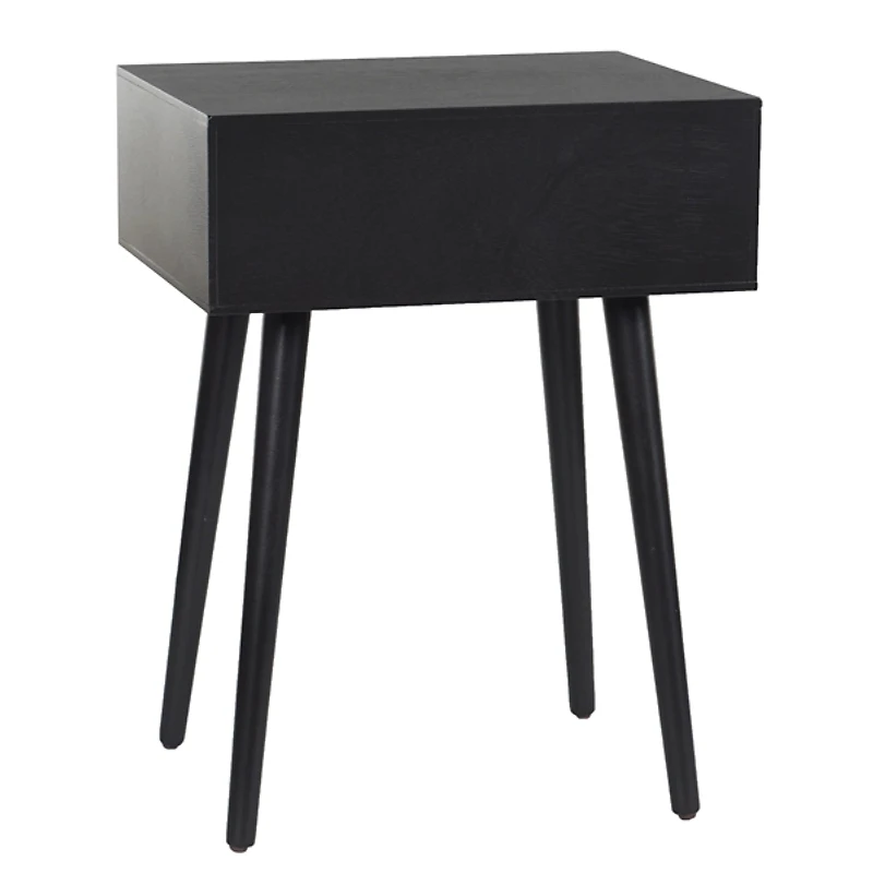 Wood 1-Drawer Arthur Accent Table