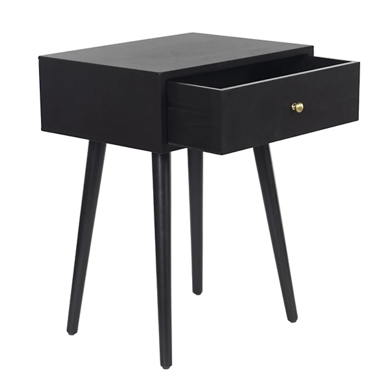 Wood 1-Drawer Arthur Accent Table