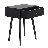 Wood 1-Drawer Arthur Accent Table