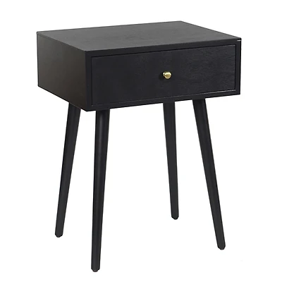 Wood 1-Drawer Arthur Accent Table