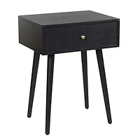 Wood 1-Drawer Arthur Accent Table