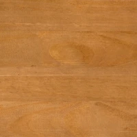 Natural Reeded Headboard Queen Bed