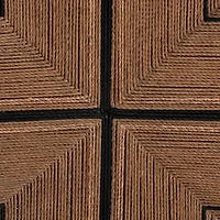 Black Wood Woven Prita Dining Chair