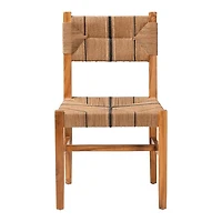 Natural Wood Woven Prita Dining Chair