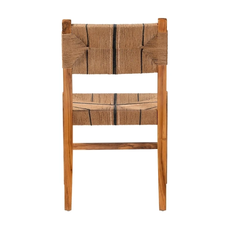 Natural Wood Woven Prita Dining Chair