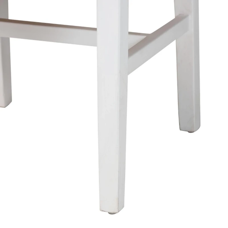 White Mahogany Woven Talli Dining Chair