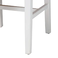 White Mahogany Woven Talli Dining Chair