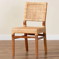 Lesia Natural Rattan Dining Chair