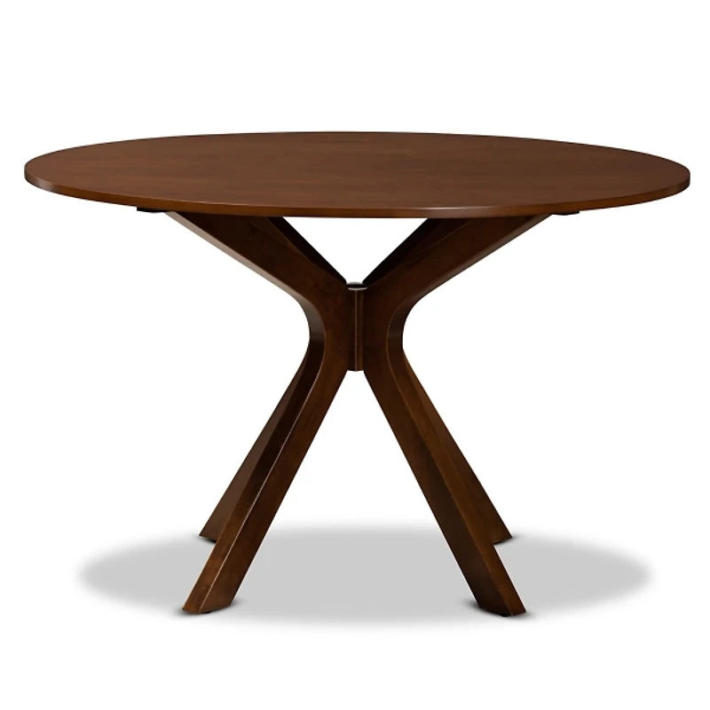 Walnut Wood Round Kenji Dining Table