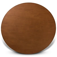 Walnut Wood Round Kenji Dining Table