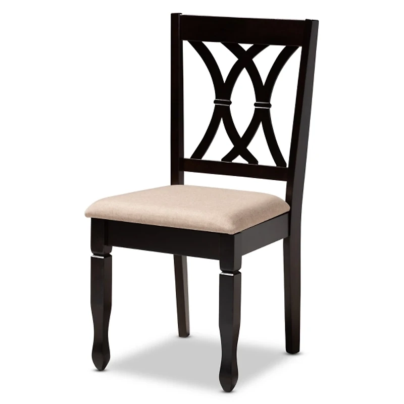Espresso Upholstered Reneau 4-pc. Dining Chair Set