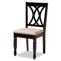 Espresso Upholstered Reneau 4-pc. Dining Chair Set