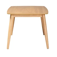 Natural Oak Mid-Century Modern Dining Table