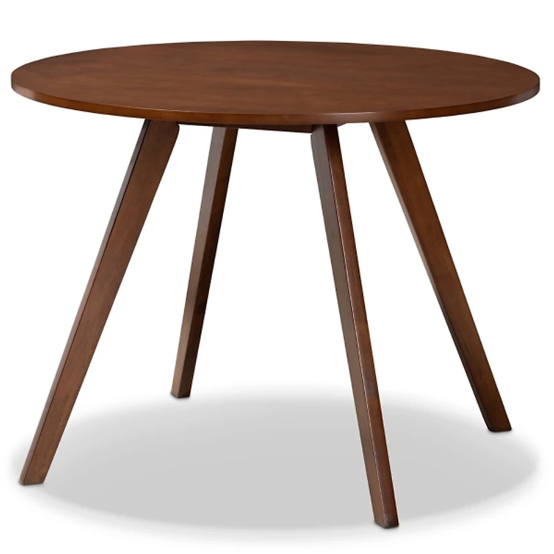 Walnut Wood Alana Round Dining Table