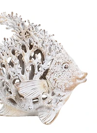 White Coral Angelfish Figurine